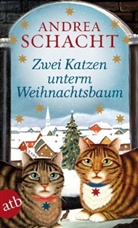Andrea Schacht - Zwei Katzen unterm Weihnachtsbaum