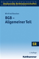 Winfried Boecken, Nuri Schaub, Winfrie Boecken, Korioth - BGB - Allgemeiner Teil
