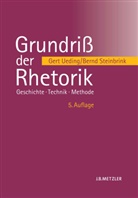 Steinbrink, Bernd Steinbrink, Uedin, Ger Ueding, Gert Ueding - Grundriß der Rhetorik; .