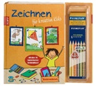 Christine Bietz, Christine Bietz - Zeichnen für kreative Kids, m. 6 Farbstiften