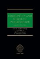 Alan Bacarese, Timothy Daniel, John Hatchard, Colin Nicholls, Colin Daniel Nicholls, NICHOLLS COLIN DANIEL TIMOTHY BA... - Corruption and Misuse of Public Office