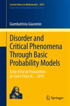 Giambattista Giacomin - Disorder and Critical Phenomena Through Basic Probability Models