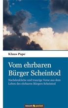 Klaus Pape, Klaus Pape, OMR Prof. Dr. Dr. Klaus Pape - Vom ehrbaren Bürger Scheintod
