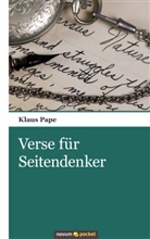 Klaus Pape, Klaus Pape - Verse für Seitendenker