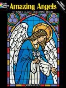 John Green - Amazing Angels Stained Glass Coloring Book