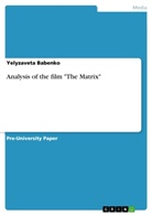 Yelyzaveta Babenko - Analysis of the film "The Matrix"