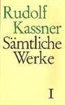 Rudolf Kassner, Klaus E Bohnenkamp, E Bohnenkamp, Erns Zinn, Ernst Zinn - Sämtliche Werke
