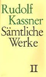 Rudolf Kassner, Klaus E Bohnenkamp, E Bohnenkamp, Erns Zinn, Ernst Zinn - Sämtliche Werke