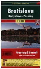 Freytag-Berndt und Artaria KG, Freytag-Bernd und Artaria KG, Freytag-Berndt und Artaria KG - Freytag Berndt Stadtplan: Freytag & Berndt Stadtplan Preßburg / Bratislava / Pozsony. Bratyslawa