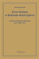 Friedrich Curtius - Fürst Chlodwig zu Hohenlohe-Schillingsfürst