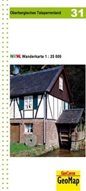 Geobasisdaten: Land NRW, Geobasisdaten Land NRW, Geobasisdaten: Land NRW - GeoMap Karten: Oberbergisches Talsperrenland Blatt 31, topographische Wanderkarte NRW