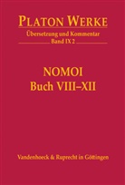 Platon, Platon, Ernst Heitsch, Carl W. Müller, Klaus Schöpsdau - Werke - 9/2,3: IX 2 Nomoi (Gesetze) Buch VIII-XII