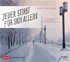 Hans Fallada, Henry Hübchen, Hans-Peter Minetti, Gudrun Ritter, Gunter Schoß - Jeder stirbt für sich allein, 2 Audio-CDs (Audio book)