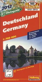 Hallwag Straßenkarten: Hallwag Straßenkarte Deutschland. Germany. Allemagne; Germania
