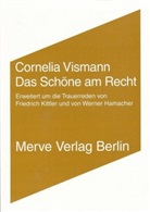 Hamacher, Werner Hamacher, Friedrich Kittler, C Vismann, Cornelia Vismann - Das Schöne am Recht