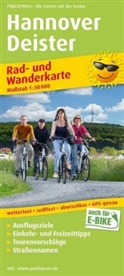 PublicPress Rad- und Wanderkarten: PublicPress Rad- und Wanderkarte Hannover, Deister