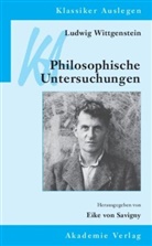 Ludwig Wittgenstein, Höffe, Höffe, Eike von Savigny, Eik von Savigny, Eike von Savigny - Ludwig Wittgenstein, Philosophische Untersuchungen