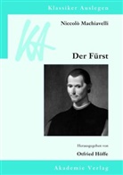 Niccolò Machiavelli, Otfrie Höffe, Otfried Höffe - Niccolò Machiavelli: Der Fürst