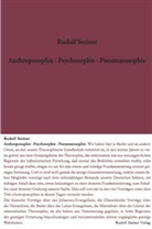 Rudolf Steiner - Anthroposophie - Psychosophie - Pneumatosophie