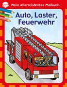 Brigitta Nicolas, Brigitta Nicolas - Mein allerschönstes Malbuch - Auto, Laster, Feuerwehr