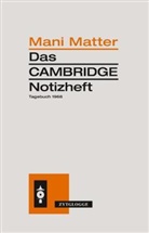 Mani Matter - Das Cambridge Notizheft