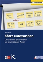 Ann Peyer - Sätze untersuchen