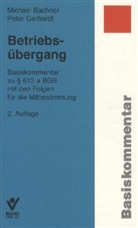 Bachne, Michae Bachner, Michael Bachner, Gerhardt, Pete Gerhardt, Peter Gerhardt - Betriebsübergang, Basiskommentar