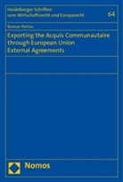 Roman Petrov - Exporting the Acquis Communautaire through European Union External Agreements