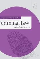 Jonathan Herring - Criminal Law