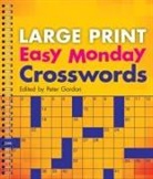 Peter Gordon, Peter (EDT) Gordon, Peter Gordon - Large Print Easy Monday Crosswords