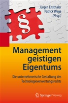 Jürgen Ensthaler, Patrick Wege, Ensthale, Jürge Ensthaler, Jürgen Ensthaler, Weg... - Management geistigen Eigentums