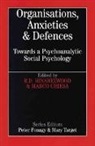 Bob Hinshelwood, Marco Chiesa, Marco (Cassel Hospital Chiesa, B Hinshelwood, Bob Hinshelwood, Bob (University of Essex) Hinshelwood... - Organisations, Anxiety and Defence