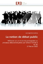 Jean-Baptiste Duclercq, Duclercq-J - La notion de debat public