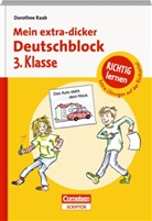 Dorothee Raab - Mein extra-dicker Deutschblock: 3. Klasse