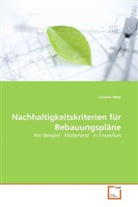 Juliane Ness - Nachhaltigkeitskriterien für Bebauungspläne