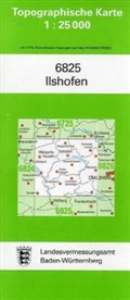 Topographische Karten Baden-Württemberg: Topographische Karte Baden-Württemberg Ilshofen