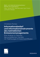 Christiane Romeo - Informationsbedarf und Informationsinstrumente des betrieblichen Emissionsmanagements