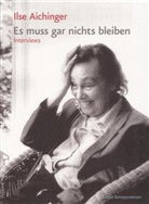 Ilse Aichinger, Simone Fässler, Simon Fässler, Simone Fässler - Es muss gar nichts bleiben, m. 1 Audio-CD