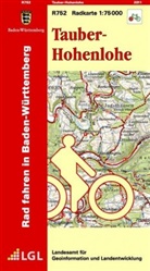 Landesamt für Geoinformation und Landentwicklung B, Landesam für Geoinformation und Landentwi, Lg, LGL - Radkarten Baden-Württemberg: Tauber-Hohenlohe