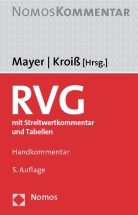 Ludwig Kroiss, Hans J. Mayer, Hans-Jochem Mayer - RVG, Handkommentar