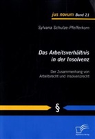 Sylvana Schulze-Pfefferkorn - Das Arbeitsverhältnis in der Insolvenz