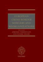 Ivo Vande Velde, Ivo Vande Velde, Jerome Vermeylen, Jerome/ Vande Velde Vermeylen, VERMEYLEN JEROME VELDE IVO VANDE, Ivo Vande Velde... - European Cross-Border Reorganisations
