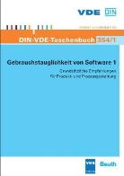 DI Deutsches Institut für Normung e, Deutsches Institut für Normung e. V. (DIN), DIN e.V., DIN e.V. (Deutsches Institut für Normung), DI e V, Verband der - Gebrauchstauglichkeit von Software. Bd.1