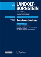Euzi Da Silva, Tomasz Dietl, Jürgen Gutowski, Bernd Hönerlage, Landolt-Börnstein, Fumihiro Matsukura... - Landolt-Börnstein, Numerical Data and Functional Relationships in Science and Technology - 44D: Semiconductors. Subvol.D