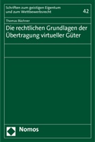 Thomas Büchner, Thomas F. Büchner - Die rechtlichen Grundlagen der Übertragung virtueller Güter