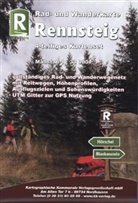 Kkv Kartographische Kommunale Verlagsgesellschaft Mbh, Kartographisch Kommunale Verlagsgesellschaft mb - KKV Rad- und Wanderkarte: KKV Rad- und Wanderkarte Rennsteig, 4 Bl.