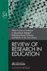 Vivian L. (EDT)/ Artiles Gadsden, Judith Green, Gregory J. Kelly, Allan Luke, Allan Green Luke, Judith Green... - What Counts As Evidence in Educational Settings?