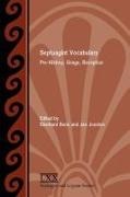 Eberhard (EDT)/ Joosten Bons, Eberhard Bons, Jan Joosten - Septuagint Vocabulary Pre-history, Usage, Reception