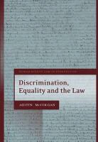 Aileen McColgan, Aileen McColgan KC, Aileen McColgan Qc, Colin Harvey - Discrimination, Equality and the Law