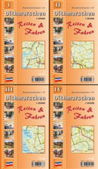 KVplan Sonderausgaben: KVplan Sonderausgabe Dithmarschen Reiten & Fahren, Reiterkartenset. Bl.1-4